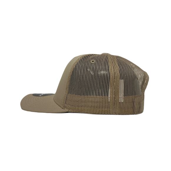 Indian Feather Bundle Trucker Hat in Khaki - Picture 4 of 7